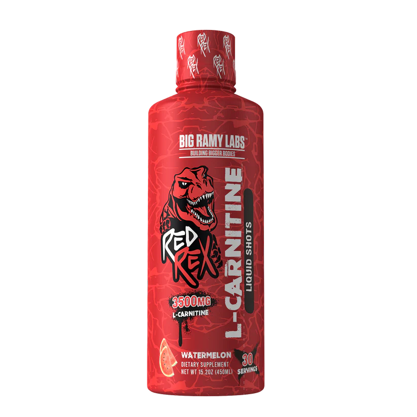 12925_1 ريد ريكس – إل-كارنيتين 3500 مجم – نكهة البطيخ – 32 حصة - RED REX L-Carnitine 3500mg – Watermelon Flavor – 32 Servings - الصورة 1
