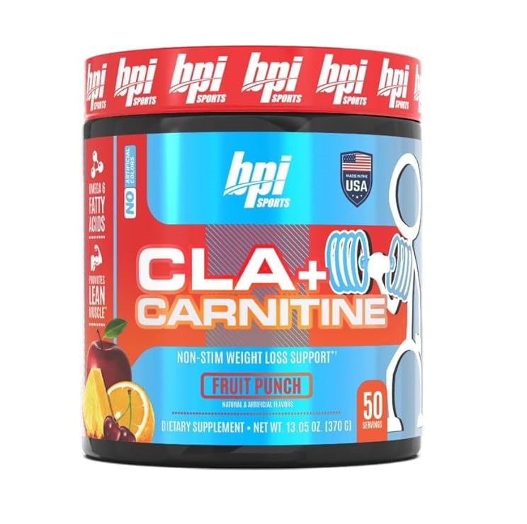 61wsMhRtZpL._AC_UL600_SR600,600_ بي بي آي – سي إل إيه + كارنيتين – 375 جم - BPI CLA + Carnitine – 375g – 50 Servings - الصورة 1