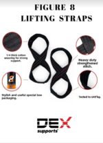 ⁦شدّاد رفع أثقال – Lifting Straps 8 Loop⁩ - الصورة ⁦2⁩