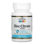 21st Century زنك ستريت 50 مجم 60 قرص | Zinc Citrate