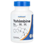 Nutricost Yohimbine HCL 5 mg  | 120 كبسولة | يوهمبين لدعم الطاقة والأداء الرياضي