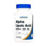 Nutricost Alpha Lipoic Acid 600 مجم | 60 كبسولة نباتية | مضاد أكسدة لدعم إنتاج الطاقة