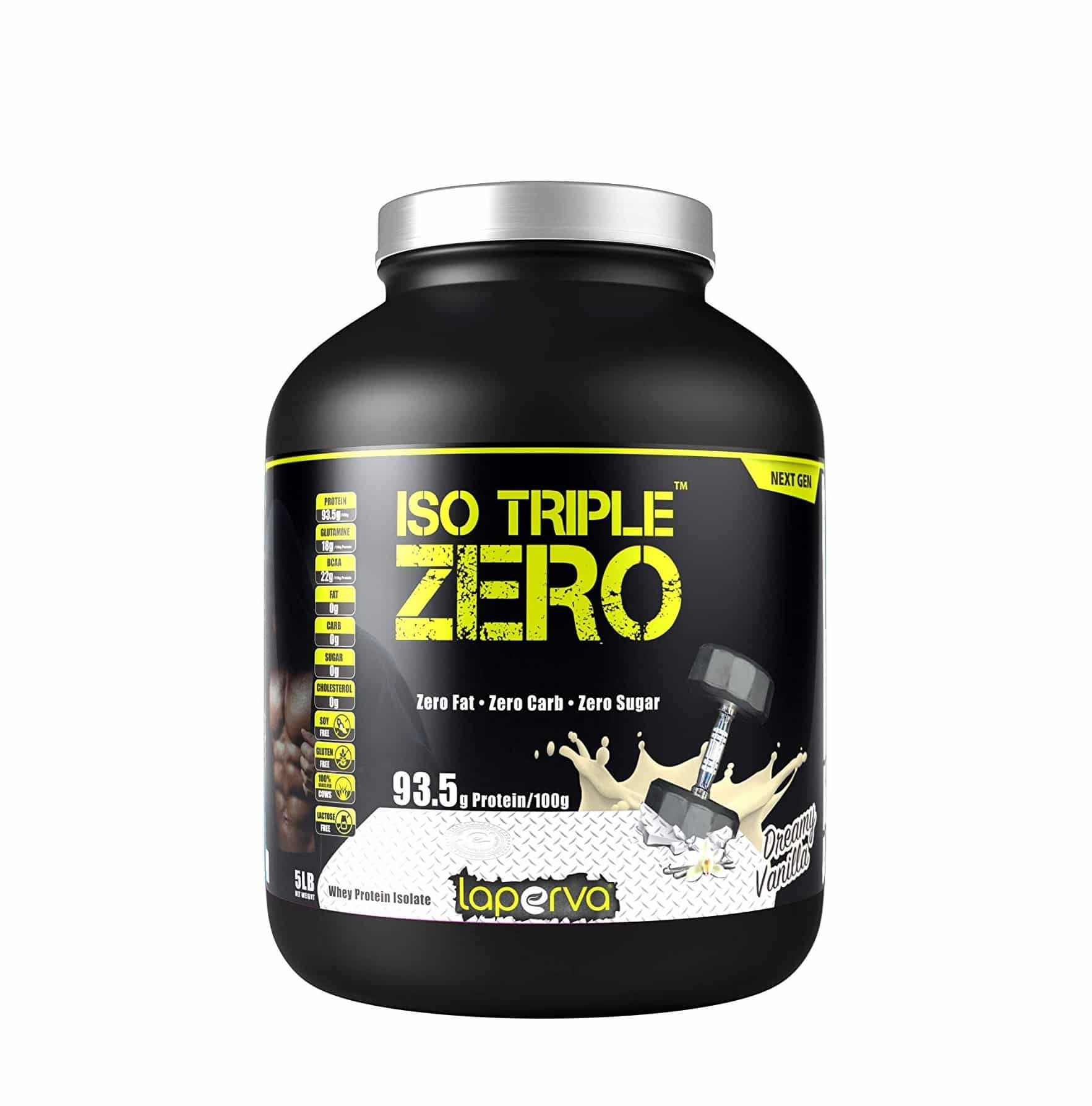 LAPERVA ISO TRIPLE ZERO DREAMY VANILLA 4LBH لابيرفا ايزو تريبل زيرو نكهة دريمي فانيلا 4 رطل - LAPERVA ISO TRIPLE ZERO - الصورة 1