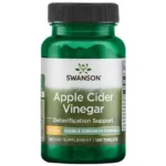 Swanson Apple Cider Vinegar Double Strength 200 مجم | 120 قرص | خل التفاح لدعم الهضم وإدارة الوزن