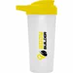 Body Builder Shaker شفاف وأصفر 700 مل | شيكر بروتين ومكملات رياضية