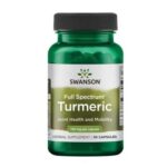 Swanson Full Spectrum® Turmeric 720 مجم | 30 كبسولة نباتية | كركم لدعم صحة المفاصل والكبد ومضادات الأكسدة