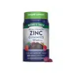 Nature's Truth Extra Strength Zinc Gummies | زنك عالي التركيز 50 مجم بنكهة التوت المشكل – 60 قطعة