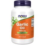 اسم المنتج بالعربي: NOW Foods Garlic Oil 1500 مجم | زيت الثوم 100 كبسولة هلامية